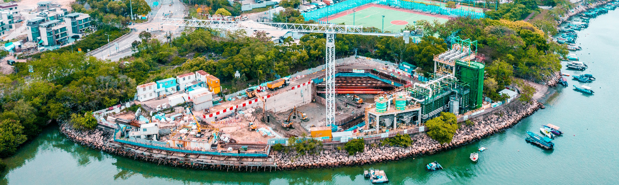 Sha Tau Kok Sewage Treatment | Groutec in Hong Kong- Dextra