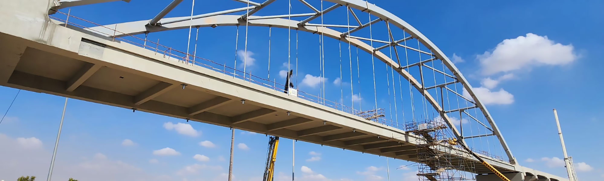 Cairo Monorail Bowstring Bridge, Egypt